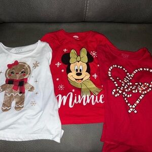 3 Long Sleeved Winter Shirts size 4T Carter’s and Old Navy